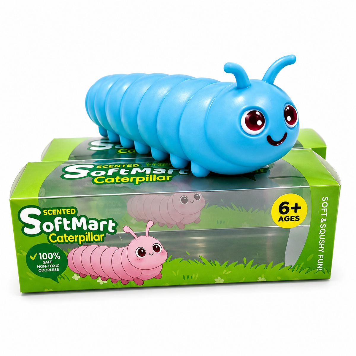 Soft Caterpillar Sensory Squishy Toy
