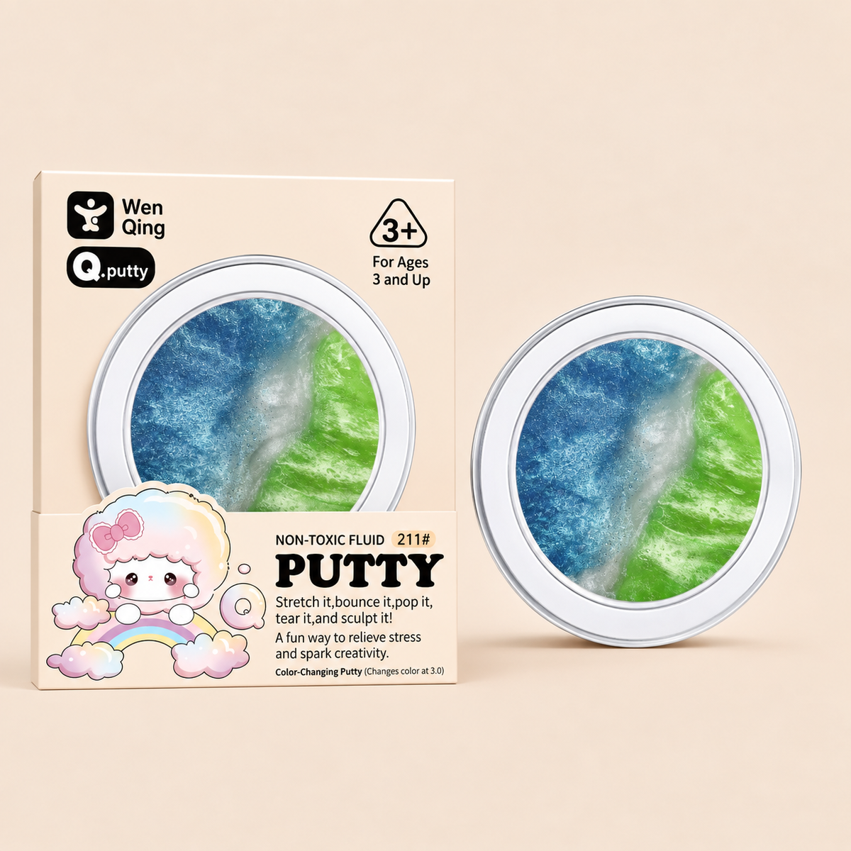 Crystal Clear Stress Relief Putty