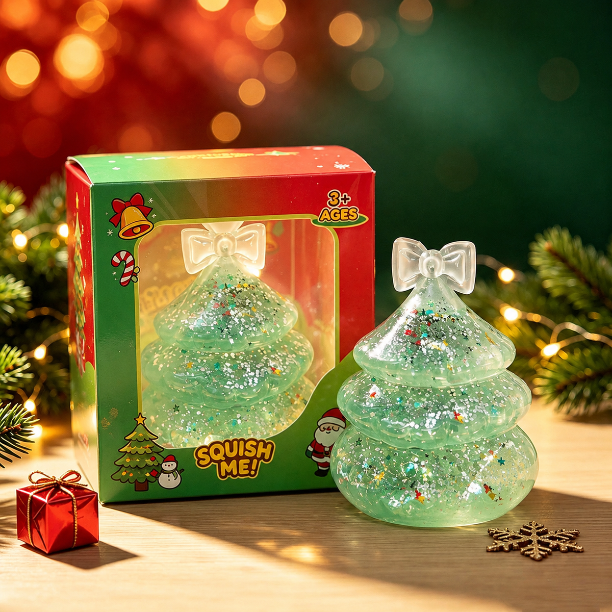 Holiday Glitter Squishy Tree