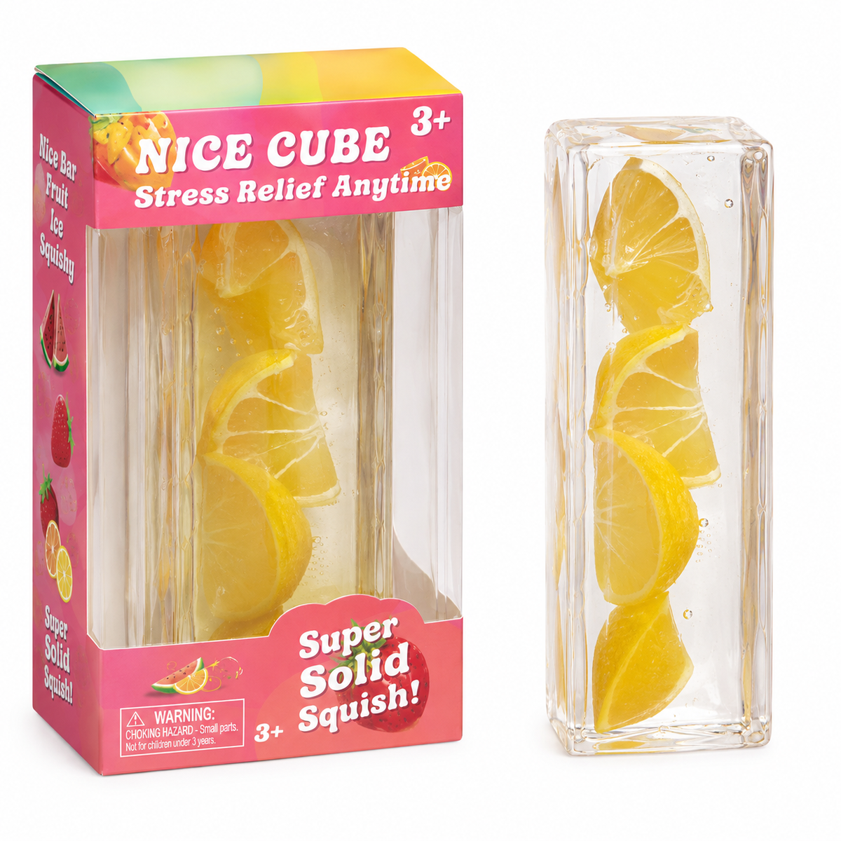 Fruity Nice Cube Squishy Sensory Toy