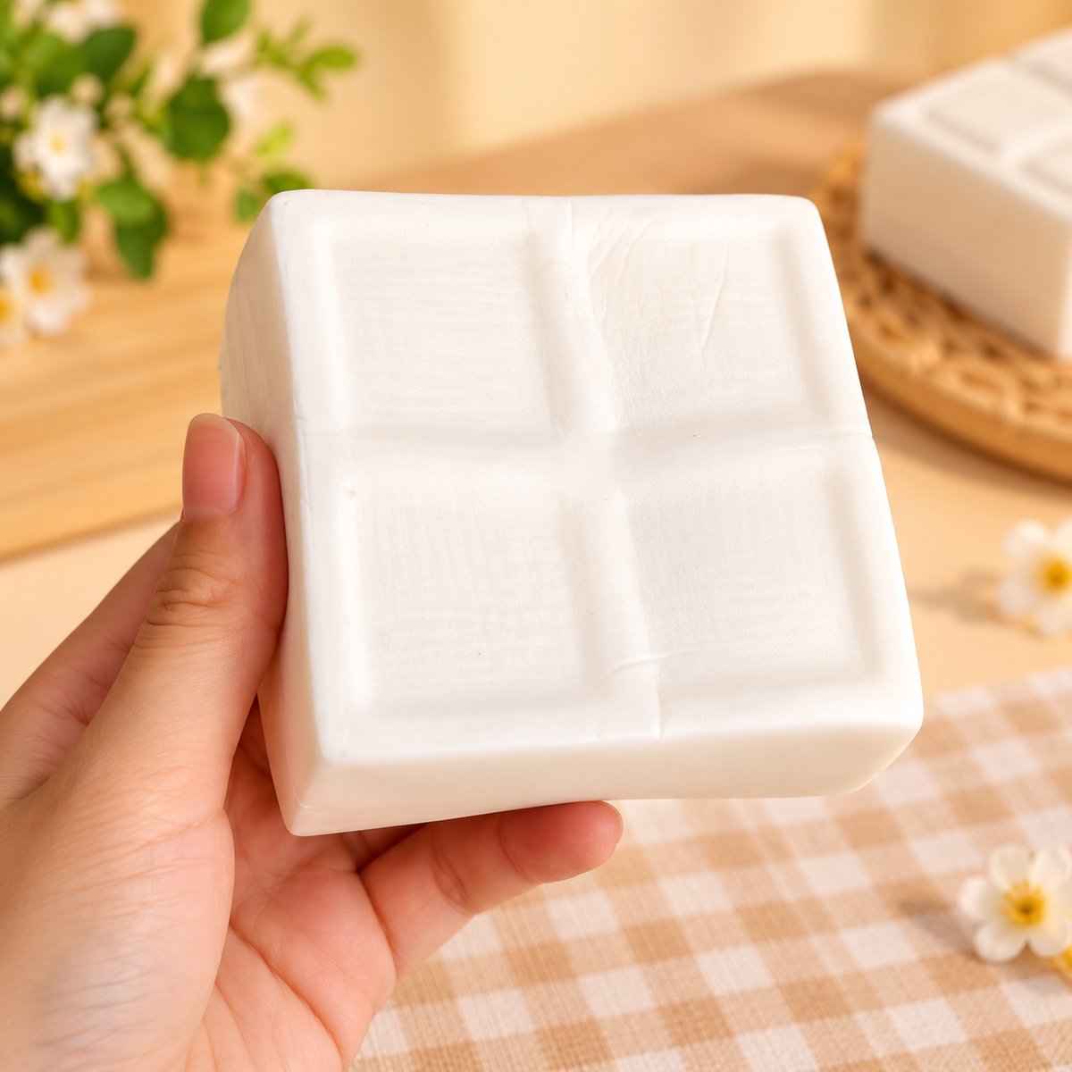 Tofu Block Squishy Toy