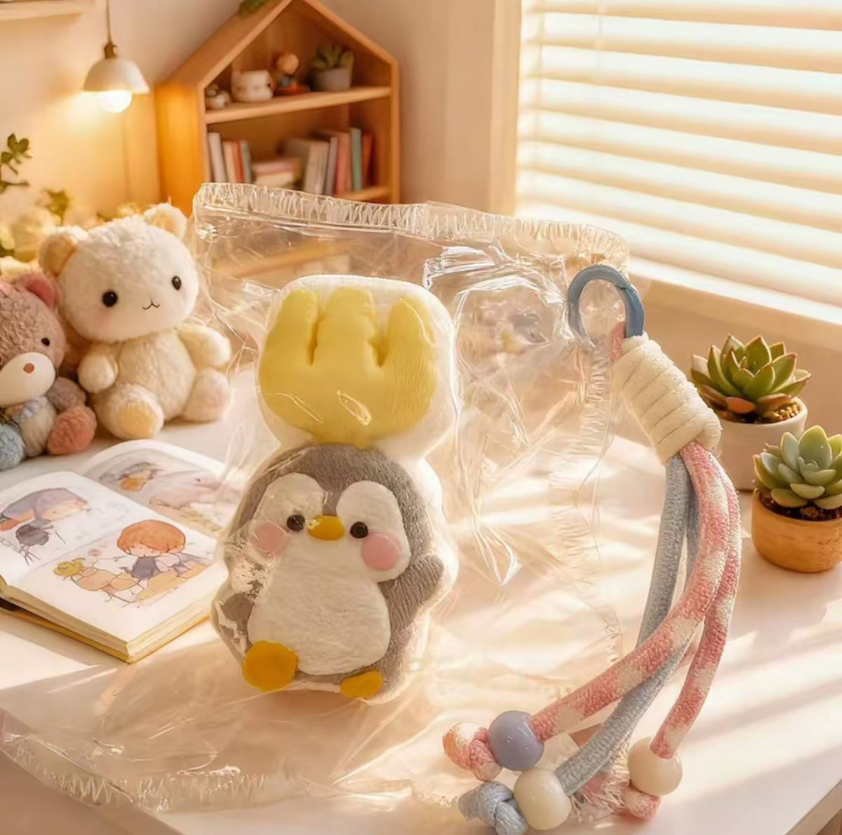 Cute Penguin Mochi Squishy Toy