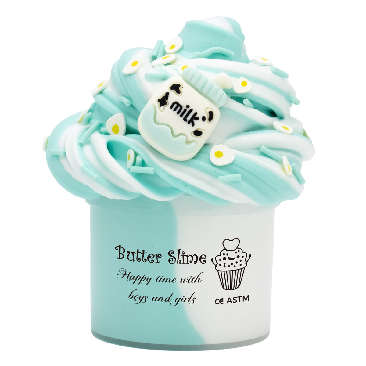 Creamy Swirl Butter Slime