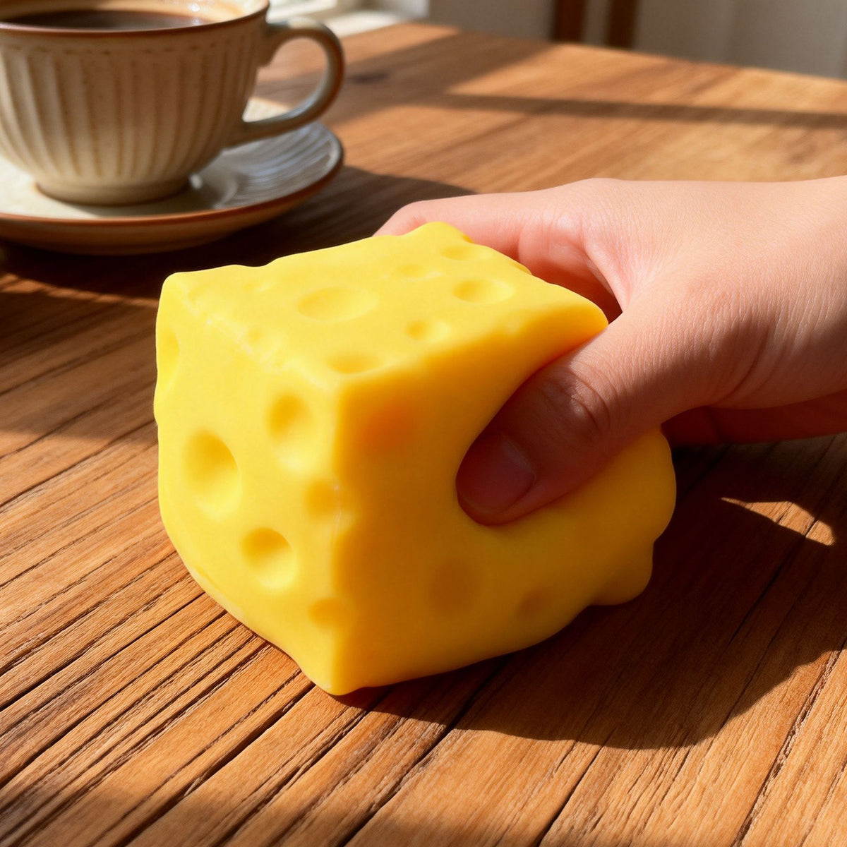 Cheese Squishy Stress Relief Toy