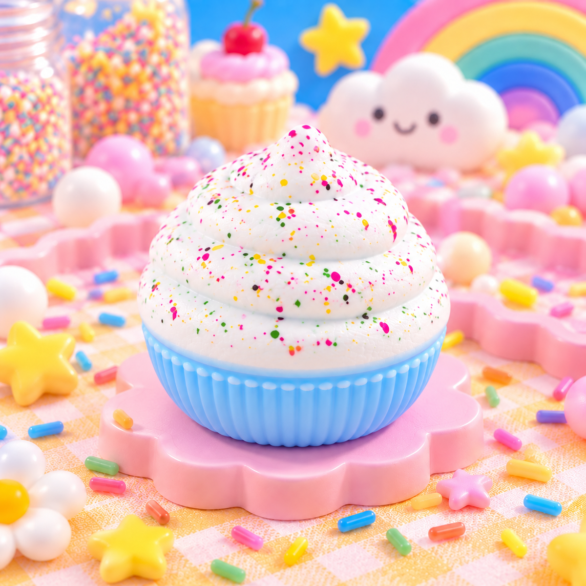 Cute Ice Cream Squishy Toy
