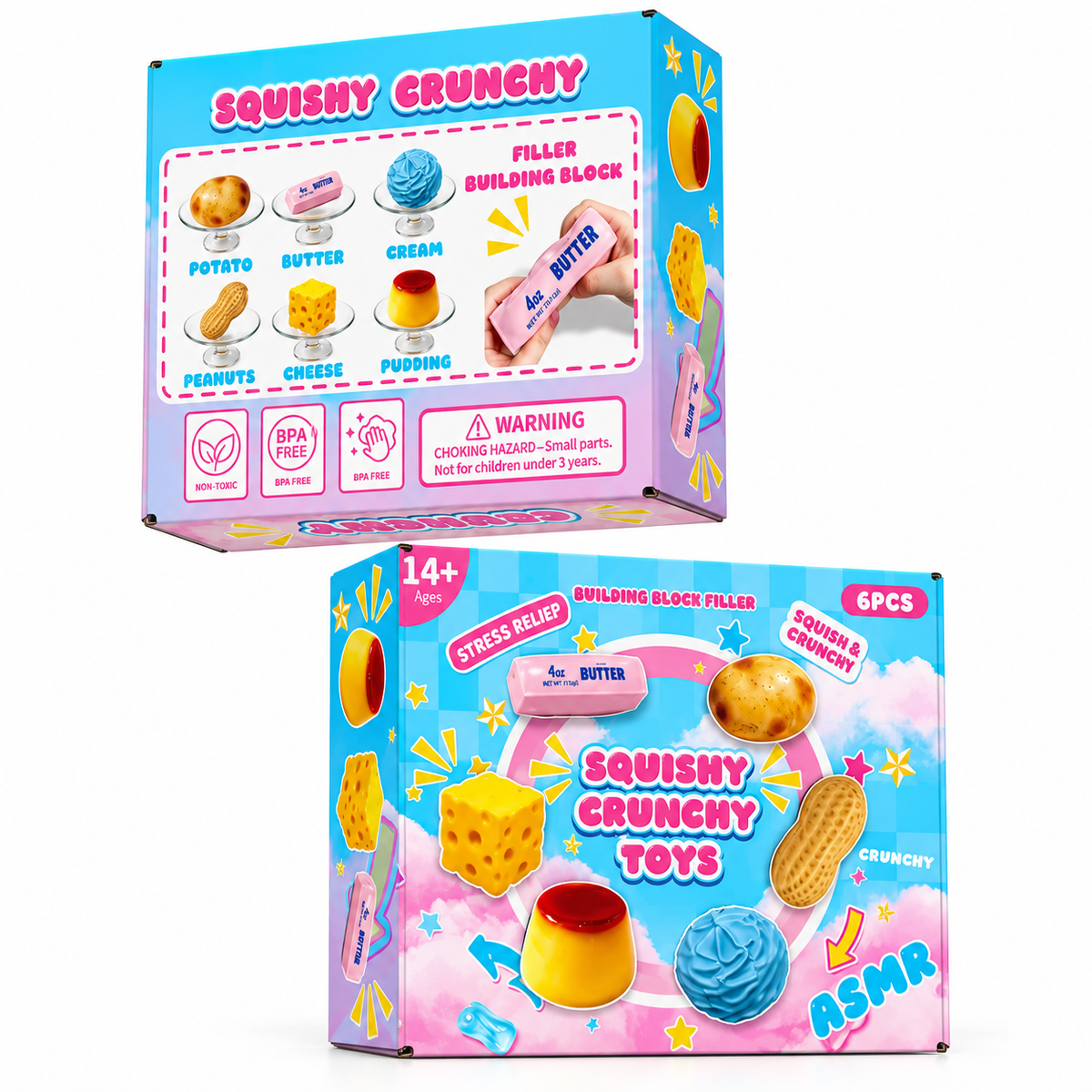 Crunchy Sensory Fidget Toys