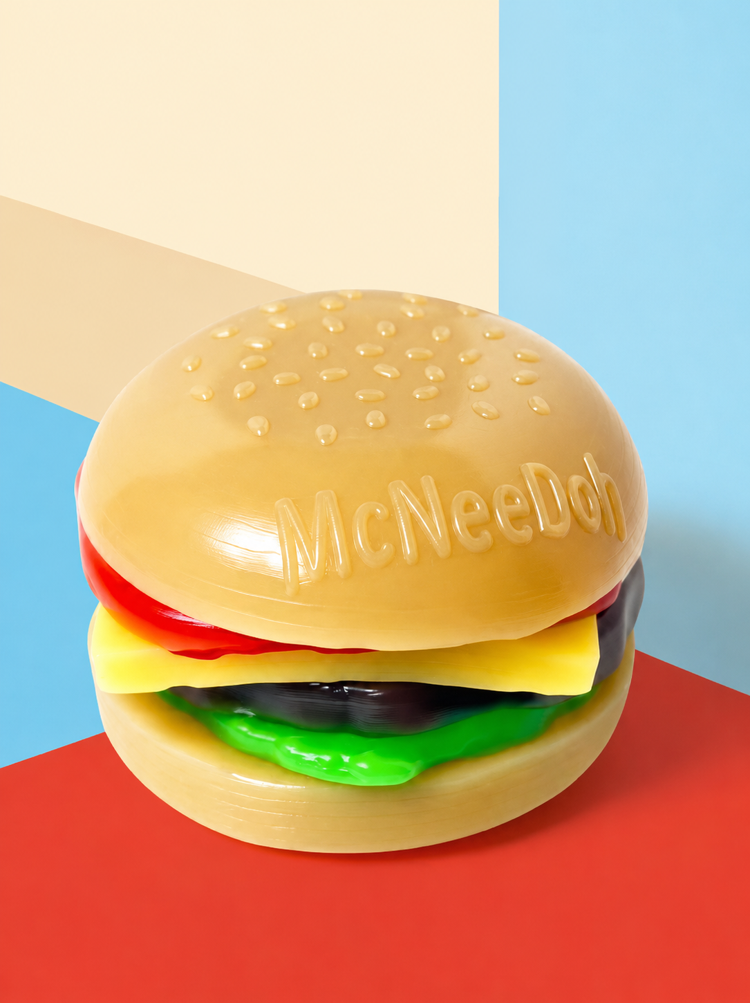 Burger Nice Cube Squishy Toy