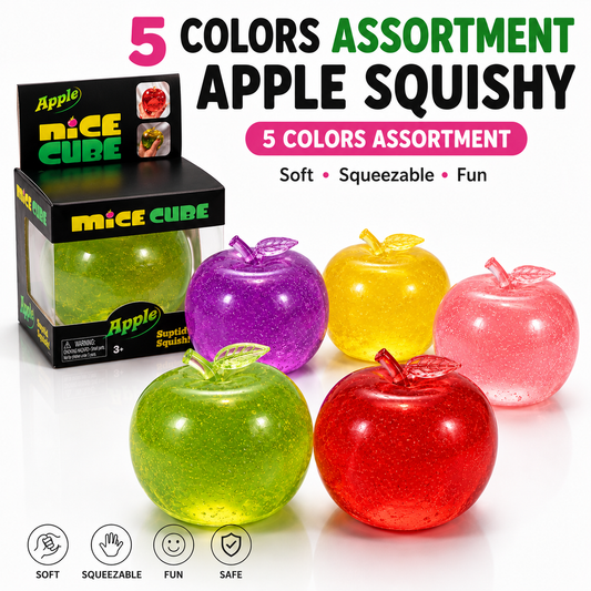 Colorful Apple Stress Relief Toy