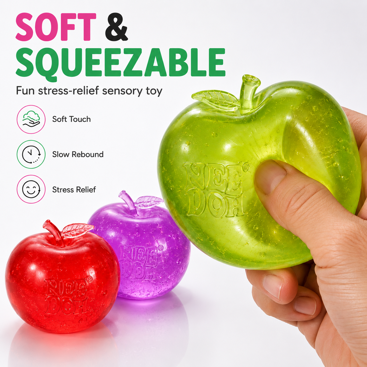 Colorful Apple Stress Relief Toy