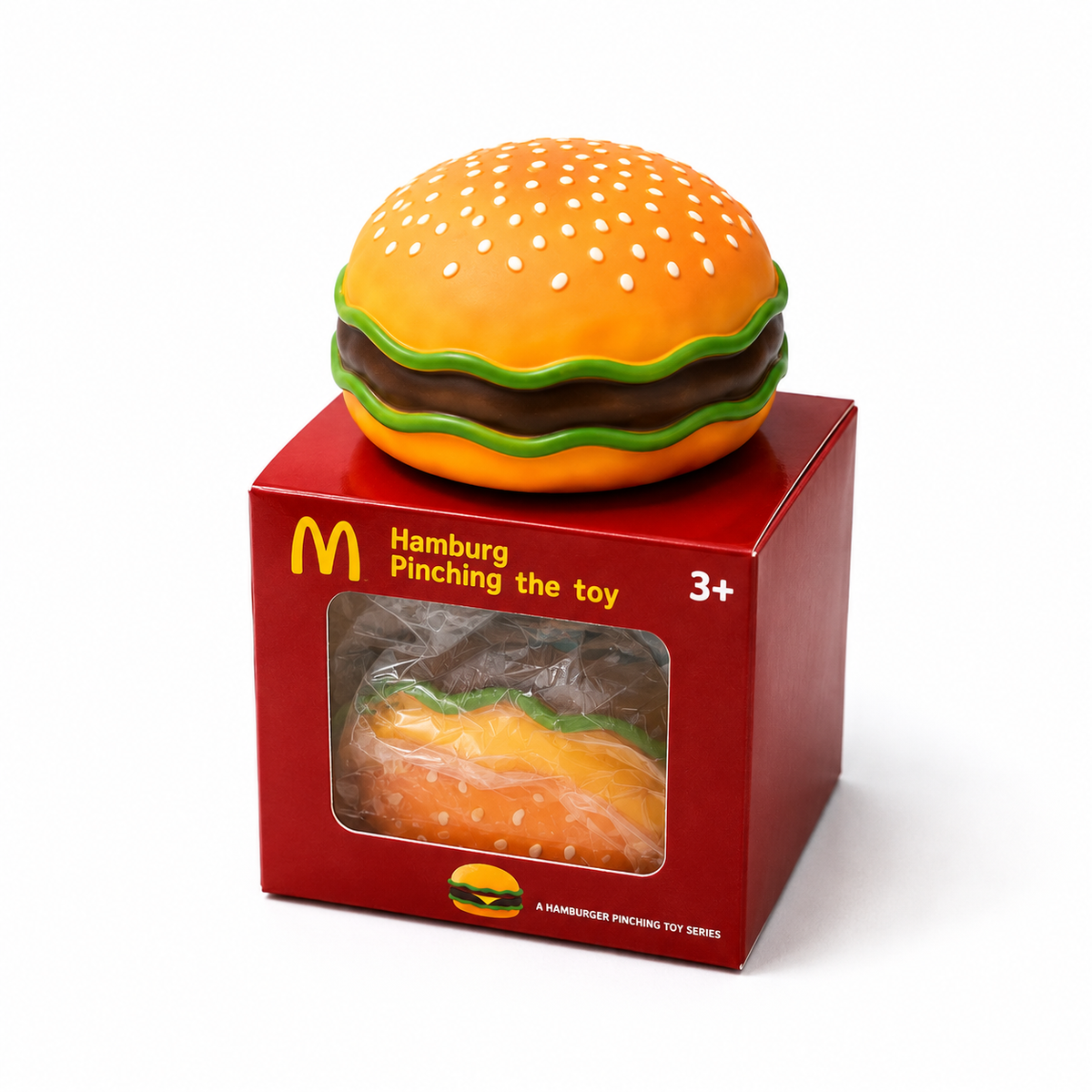 Realistic Hamburger Sensory Squishy