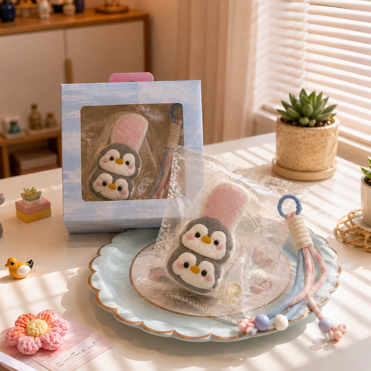 Cute Penguin Mochi Squishy Toy