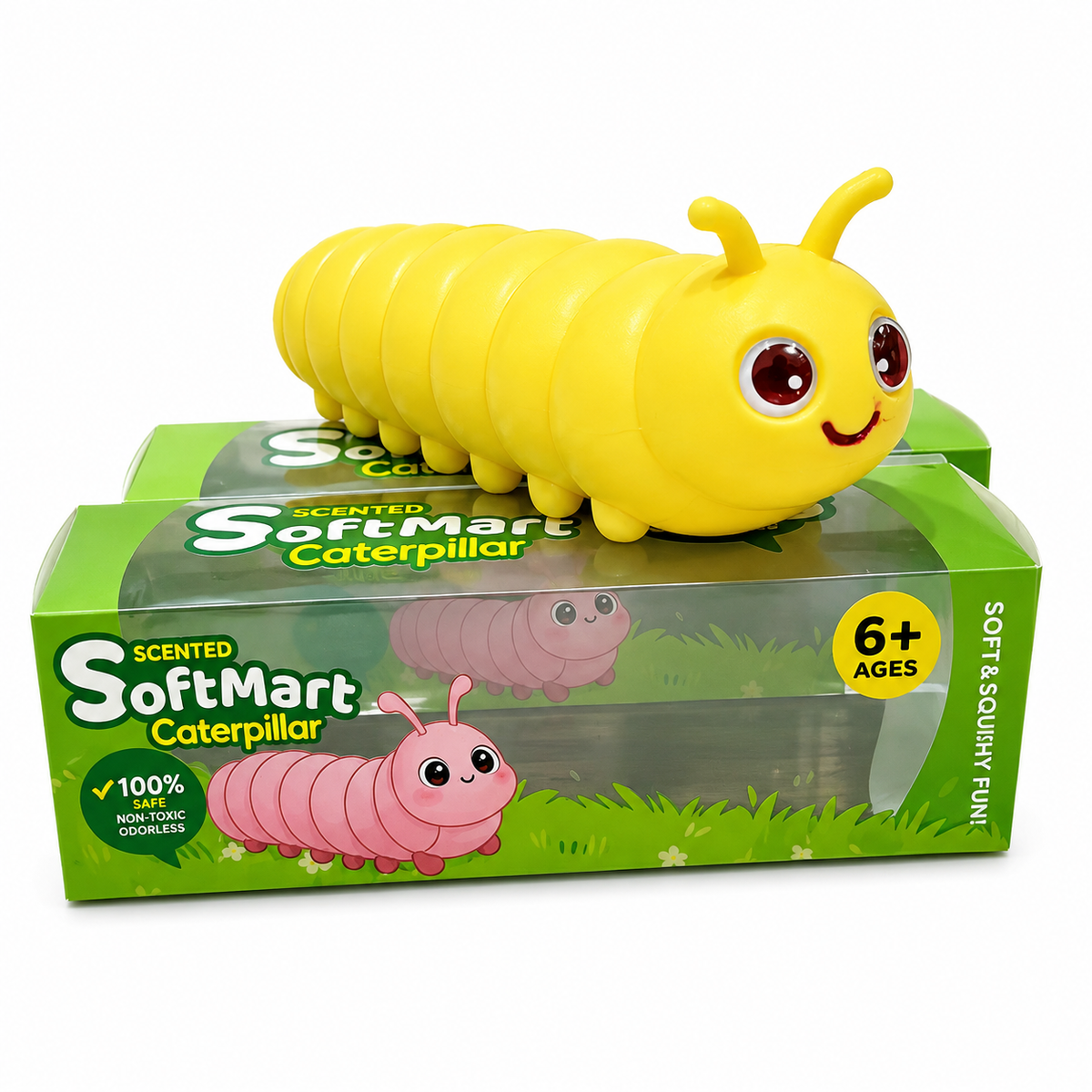 Soft Caterpillar Sensory Squishy Toy