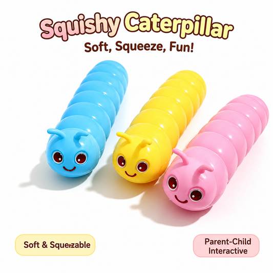 Soft Caterpillar Sensory Squishy Toy