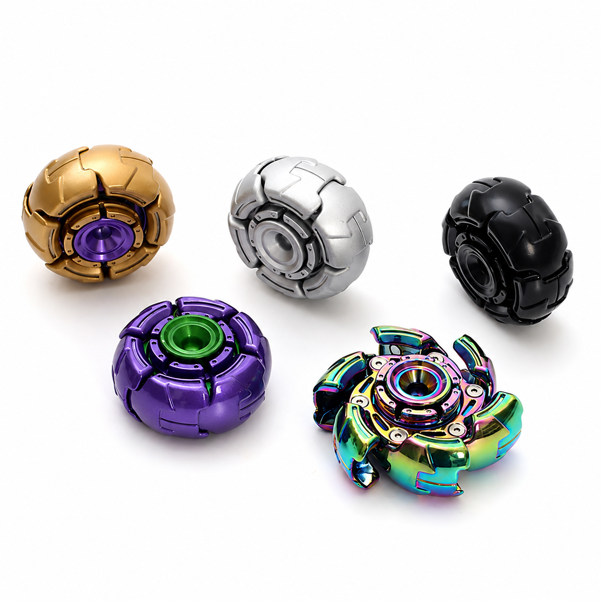 Metallic Gyro Fidget Spinner