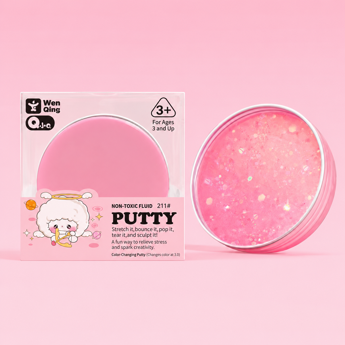 Crystal Clear Stress Relief Putty