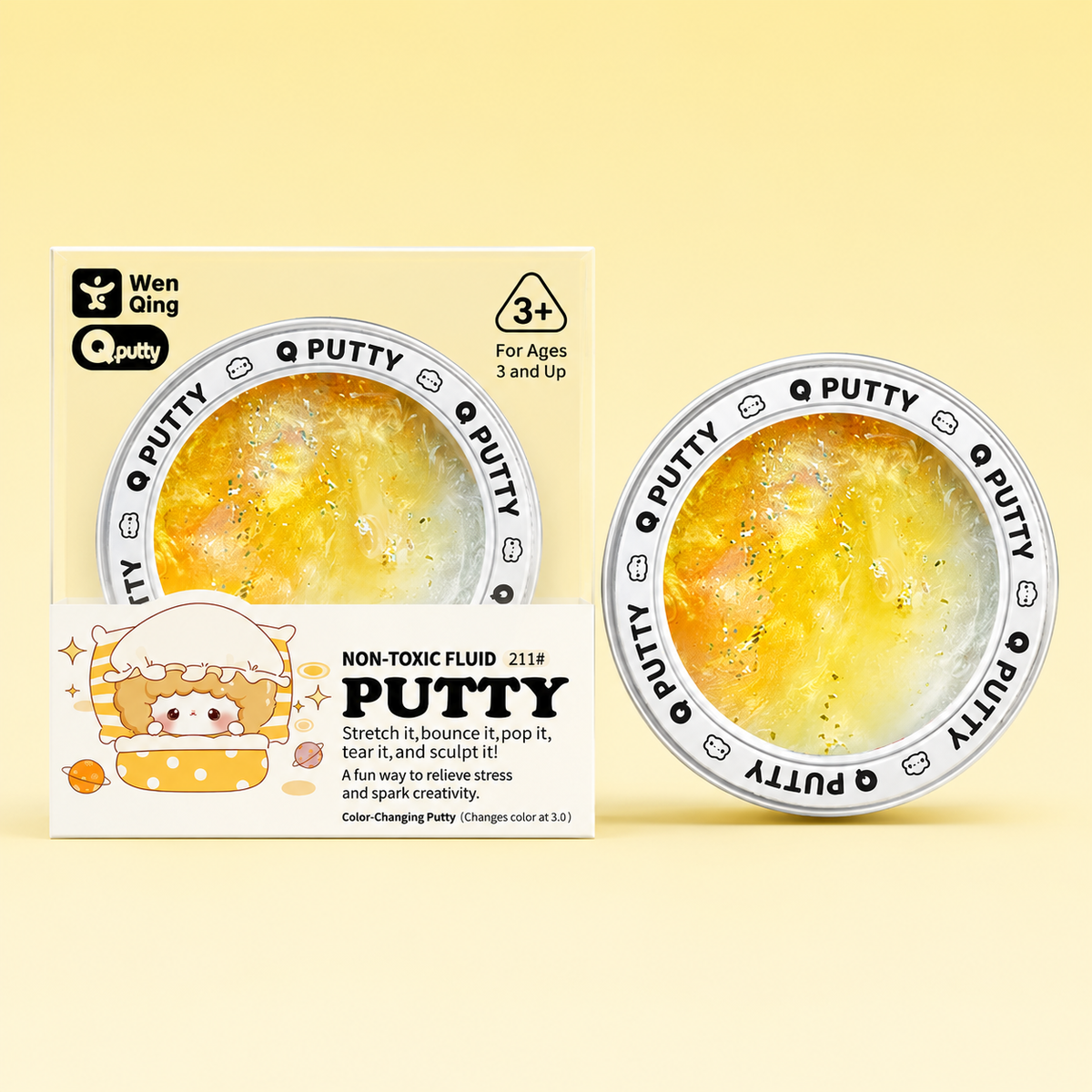 Crystal Clear Stress Relief Putty