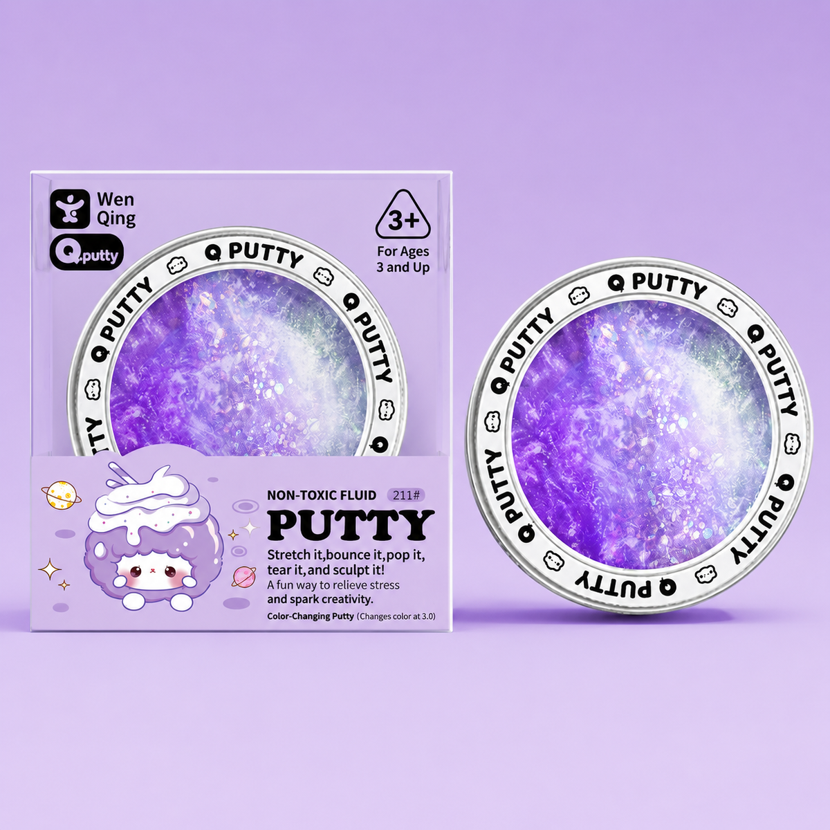 Crystal Clear Stress Relief Putty