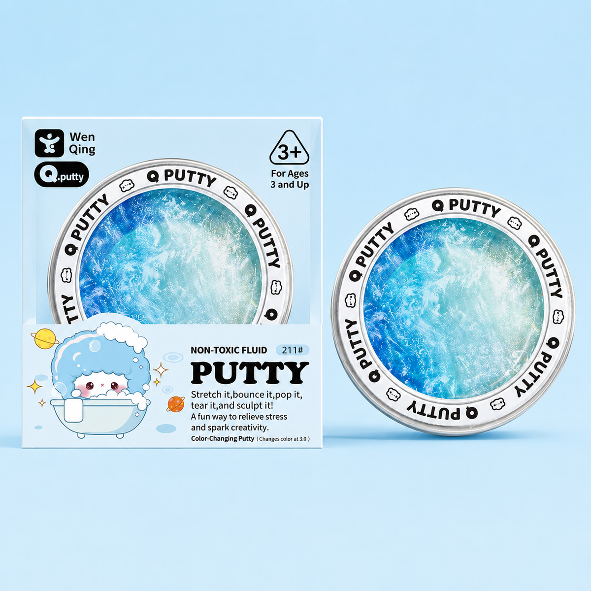 Crystal Clear Stress Relief Putty
