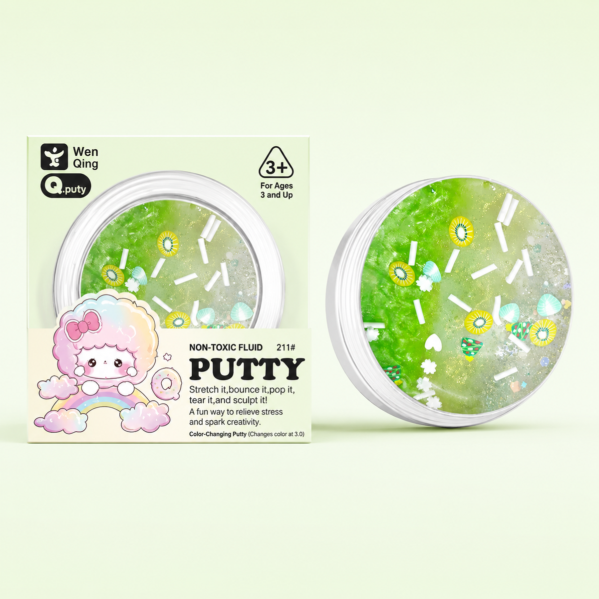 Crystal Clear Stress Relief Putty