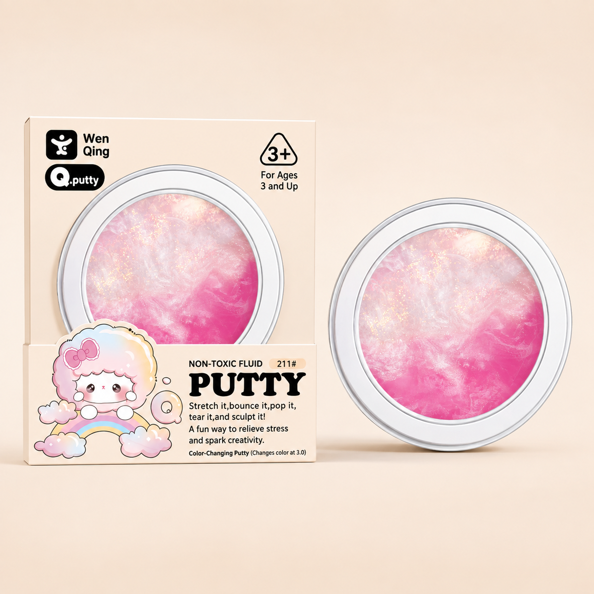 Crystal Clear Stress Relief Putty