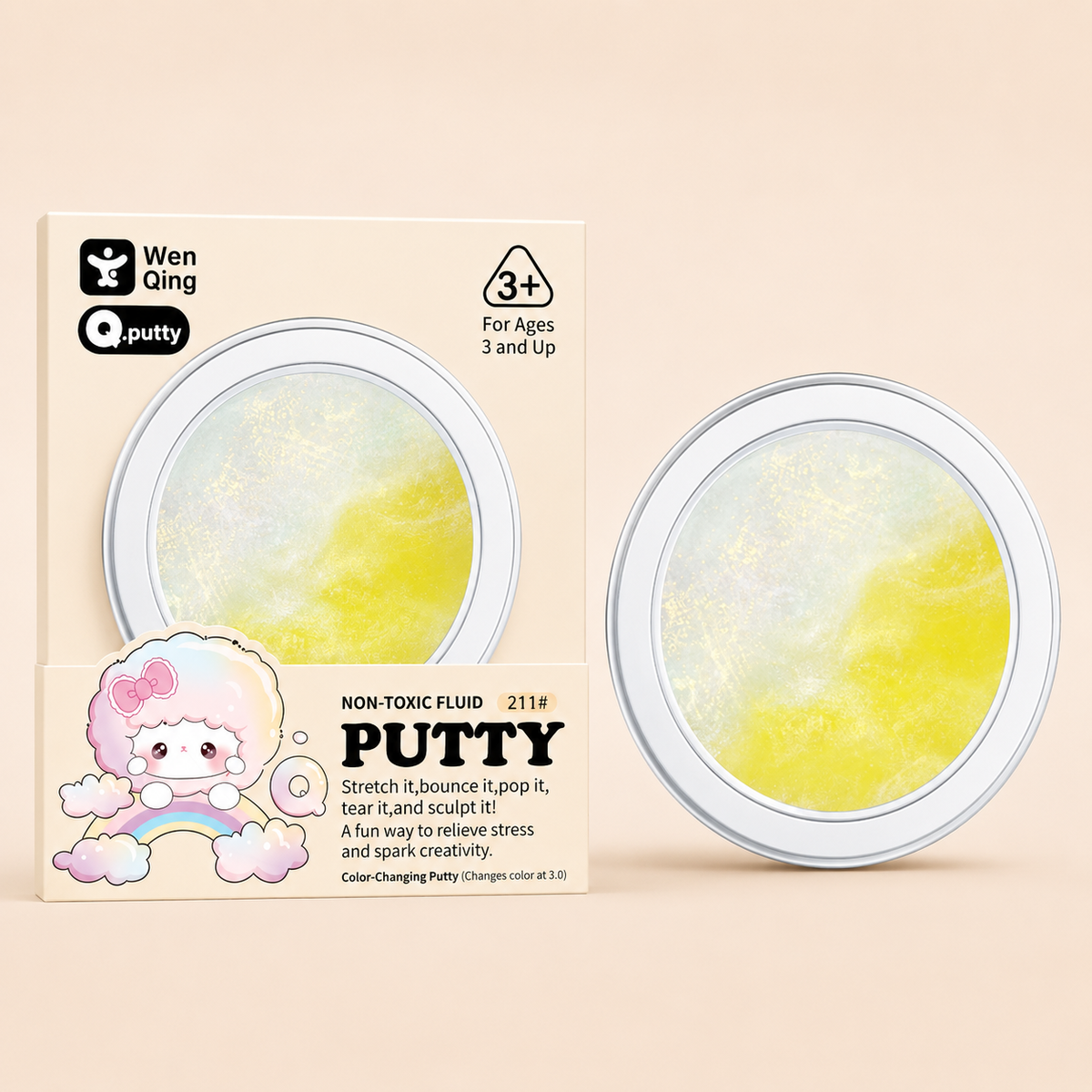 Crystal Clear Stress Relief Putty