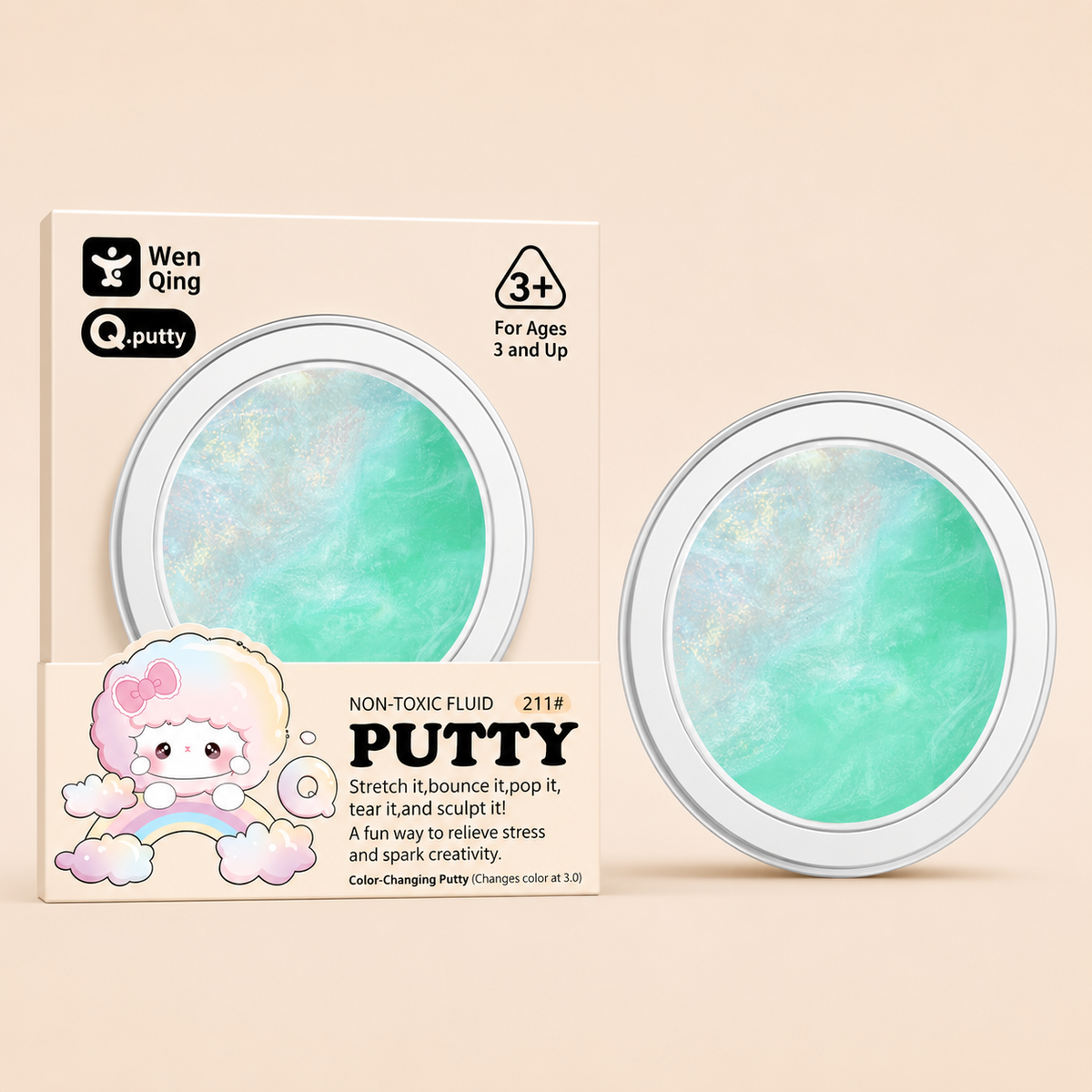 Crystal Clear Stress Relief Putty