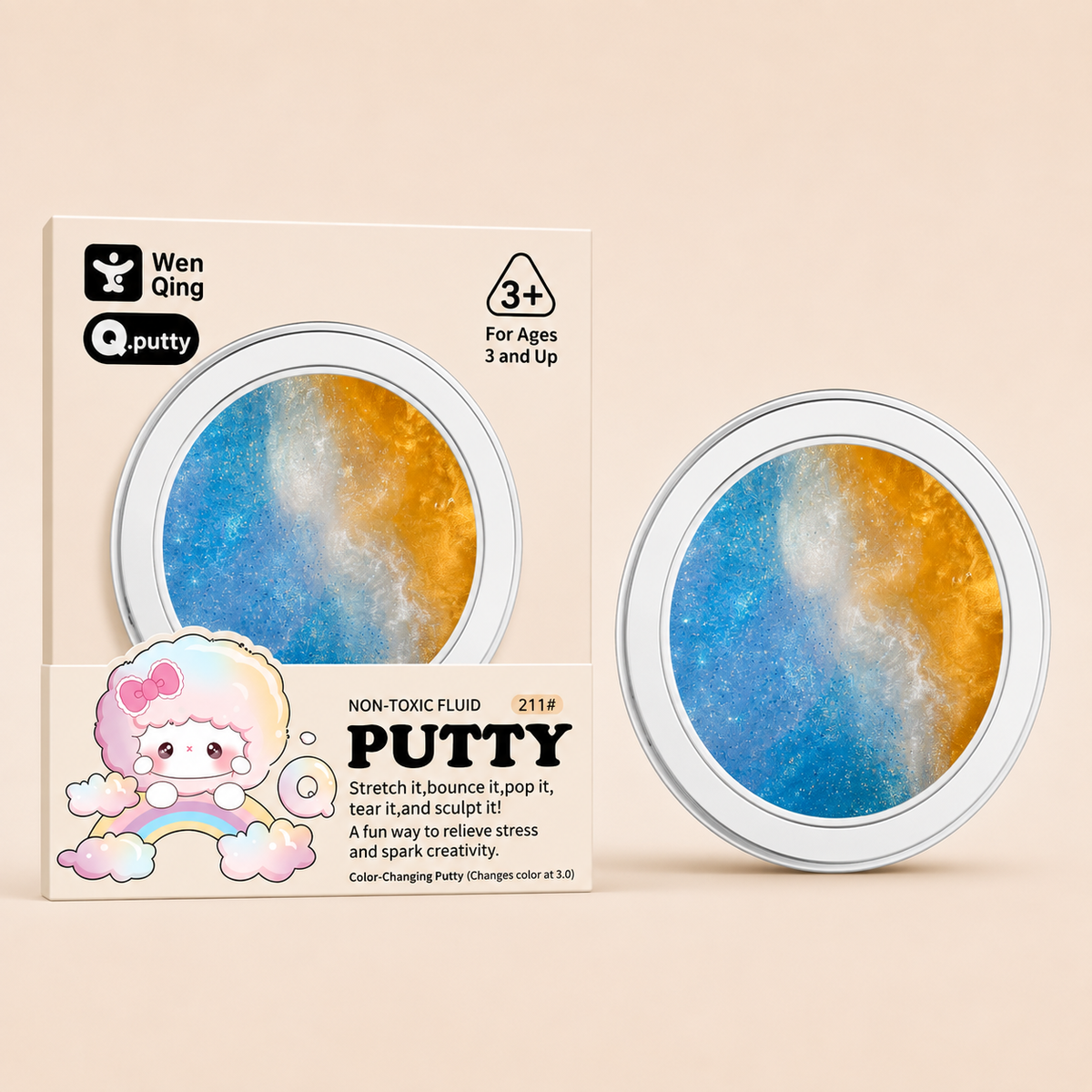 Crystal Clear Stress Relief Putty