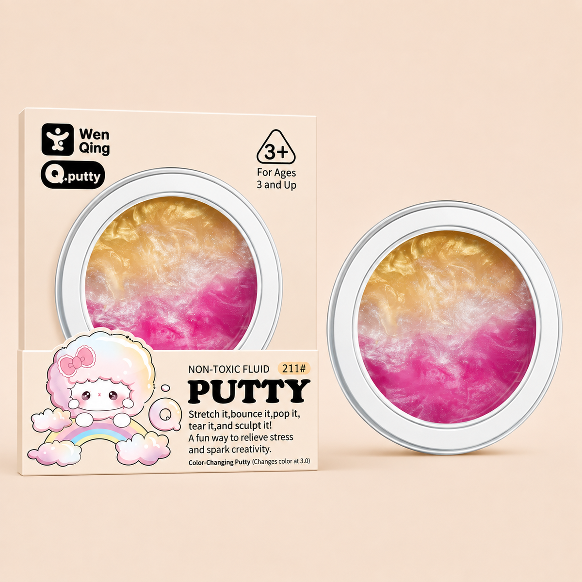 Crystal Clear Stress Relief Putty