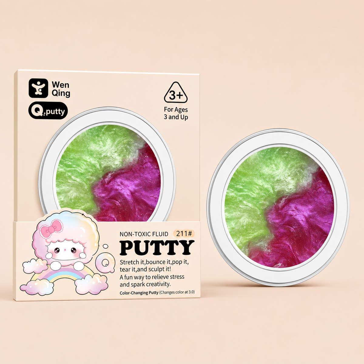 Crystal Clear Stress Relief Putty