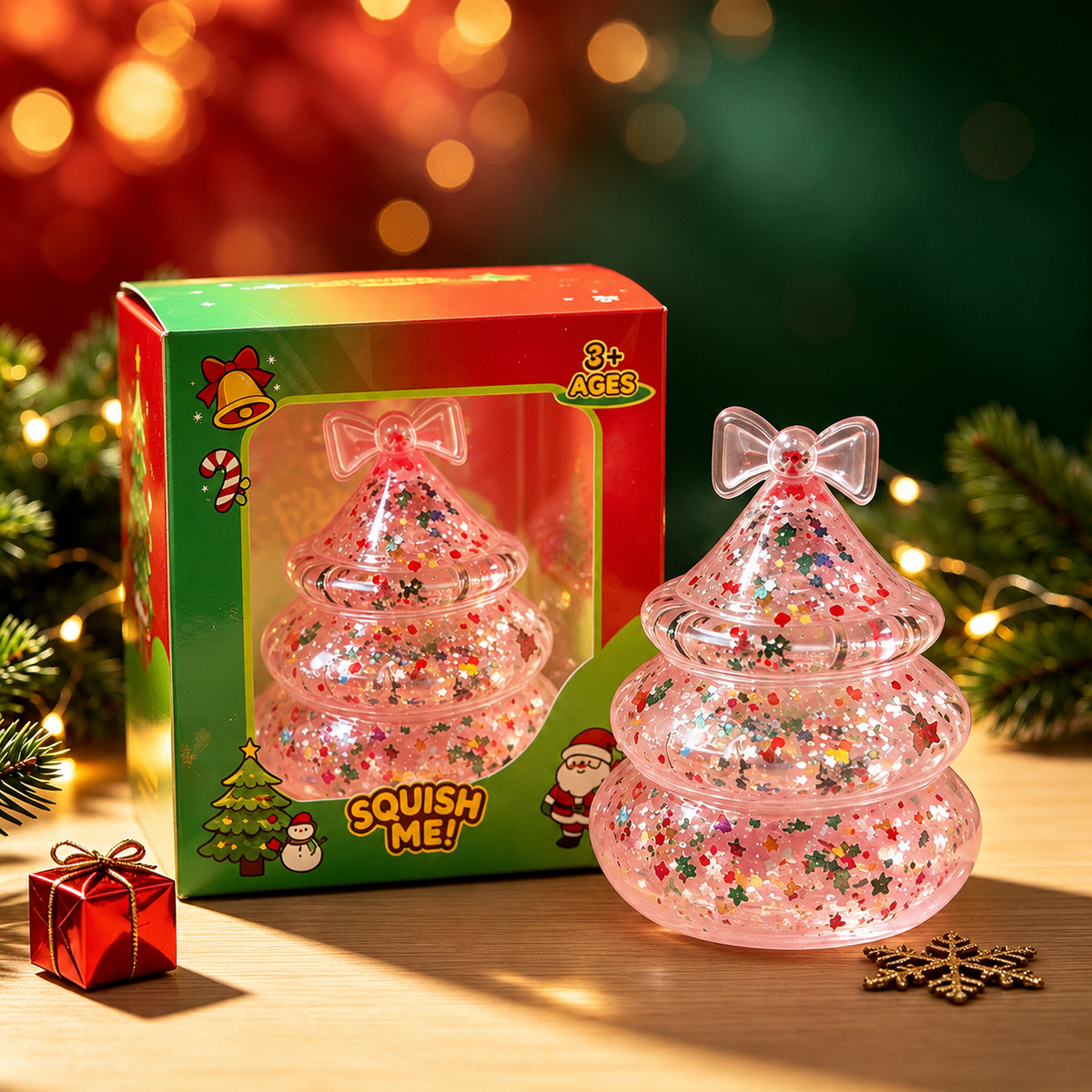 Holiday Glitter Squishy Tree