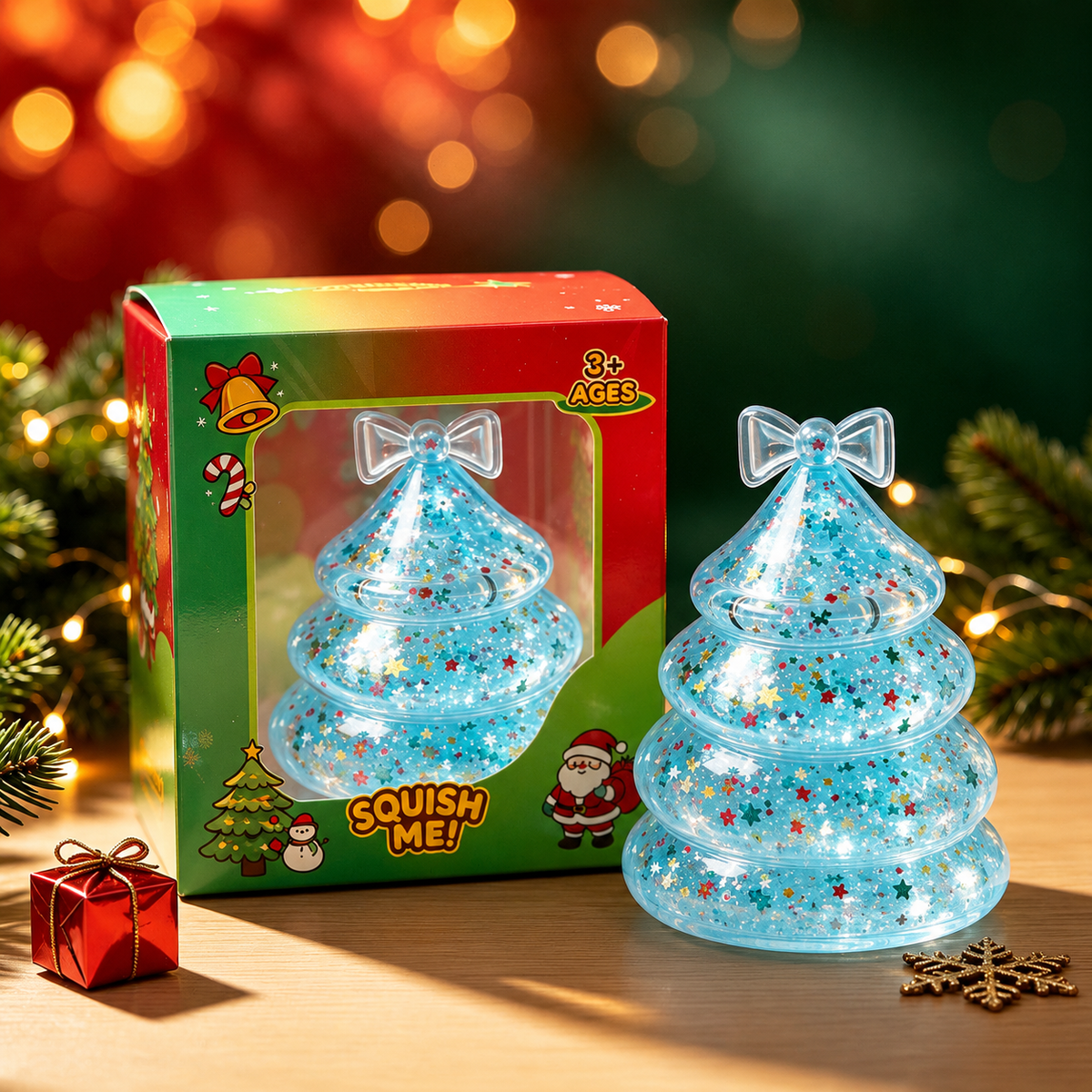 Holiday Glitter Squishy Tree