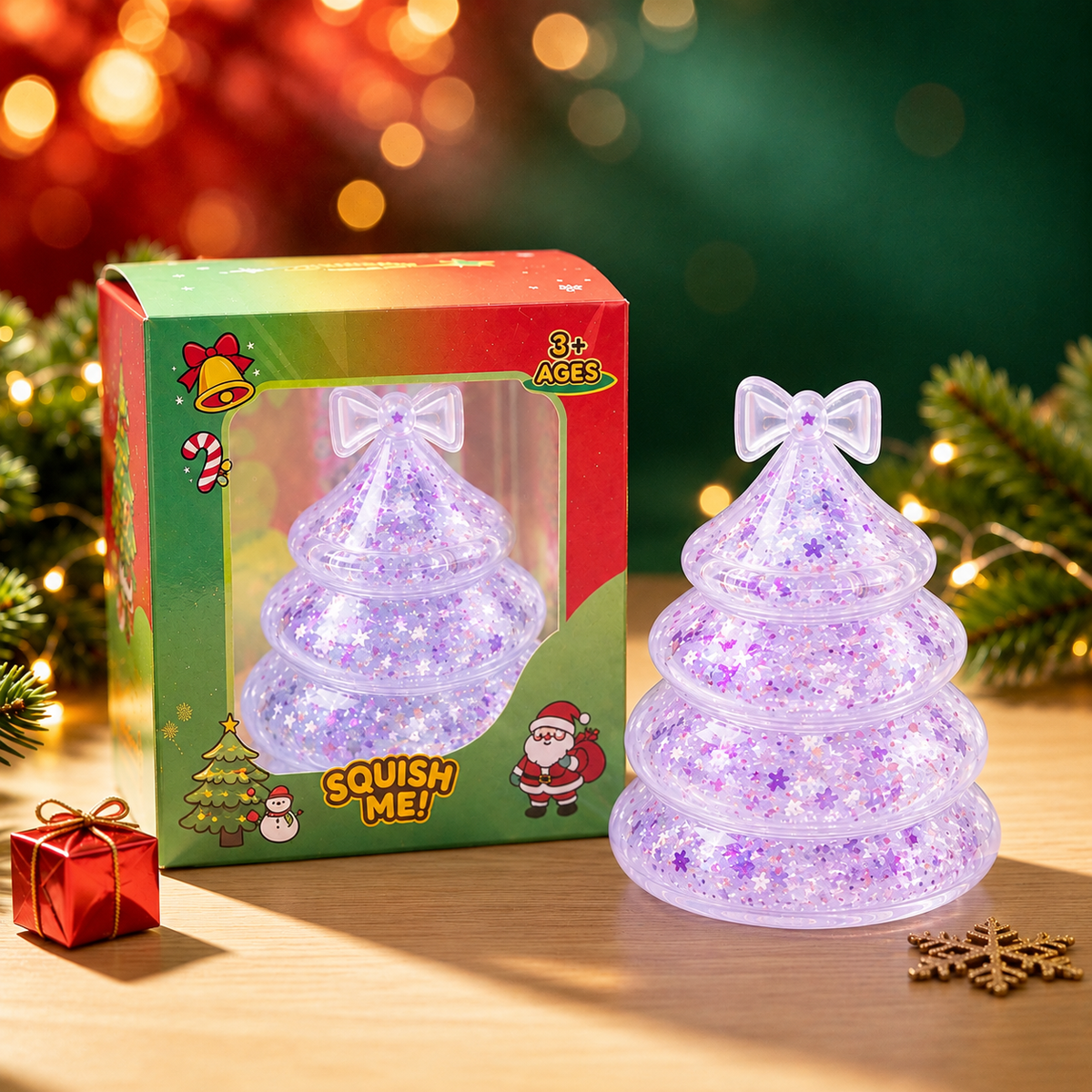 Holiday Glitter Squishy Tree