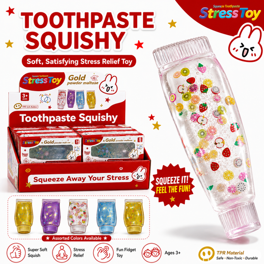 Toothpaste Squishy Toy for Stress Relief