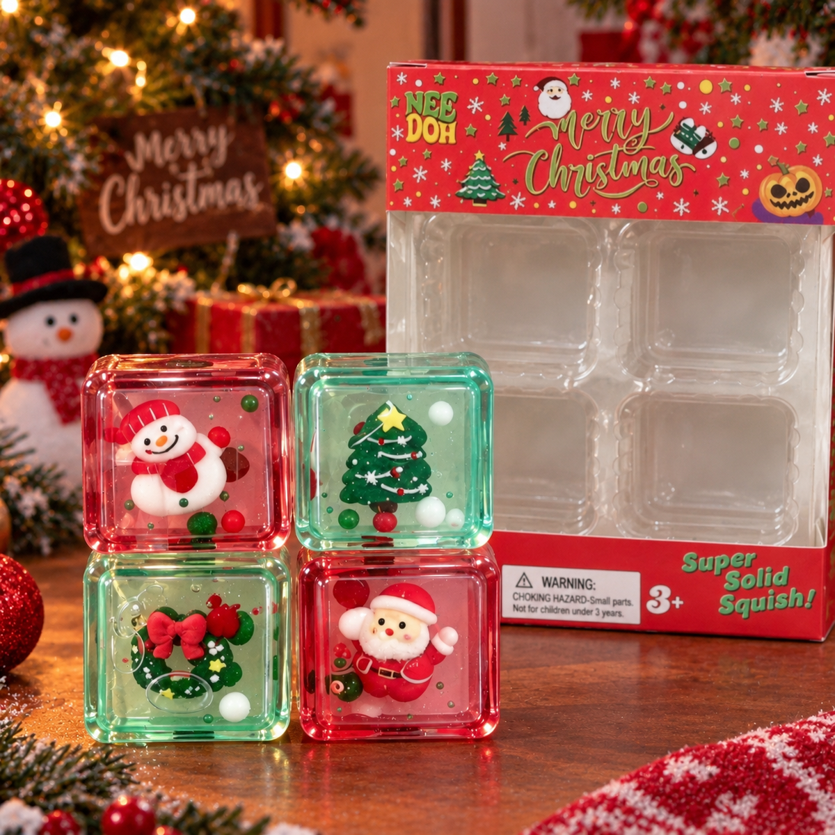 Christmas Cute Squishy Set