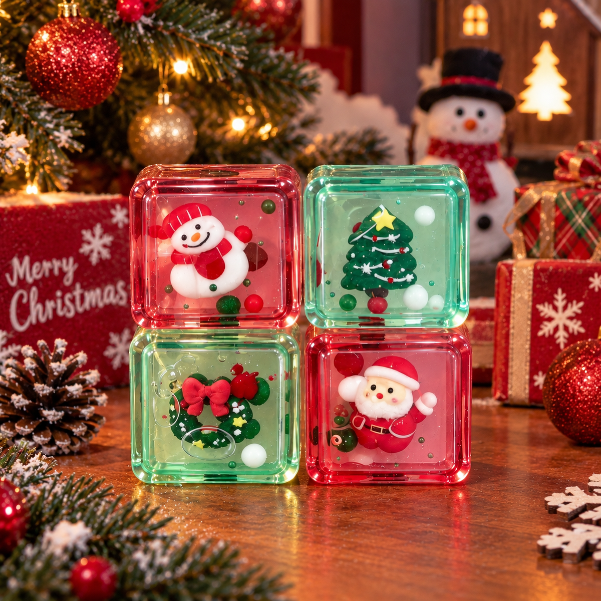 Christmas Cute Squishy Set
