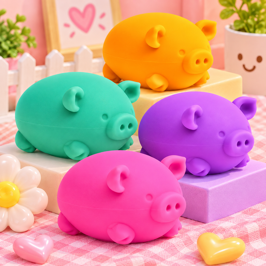 Cute Round Pig Squishy Toy
