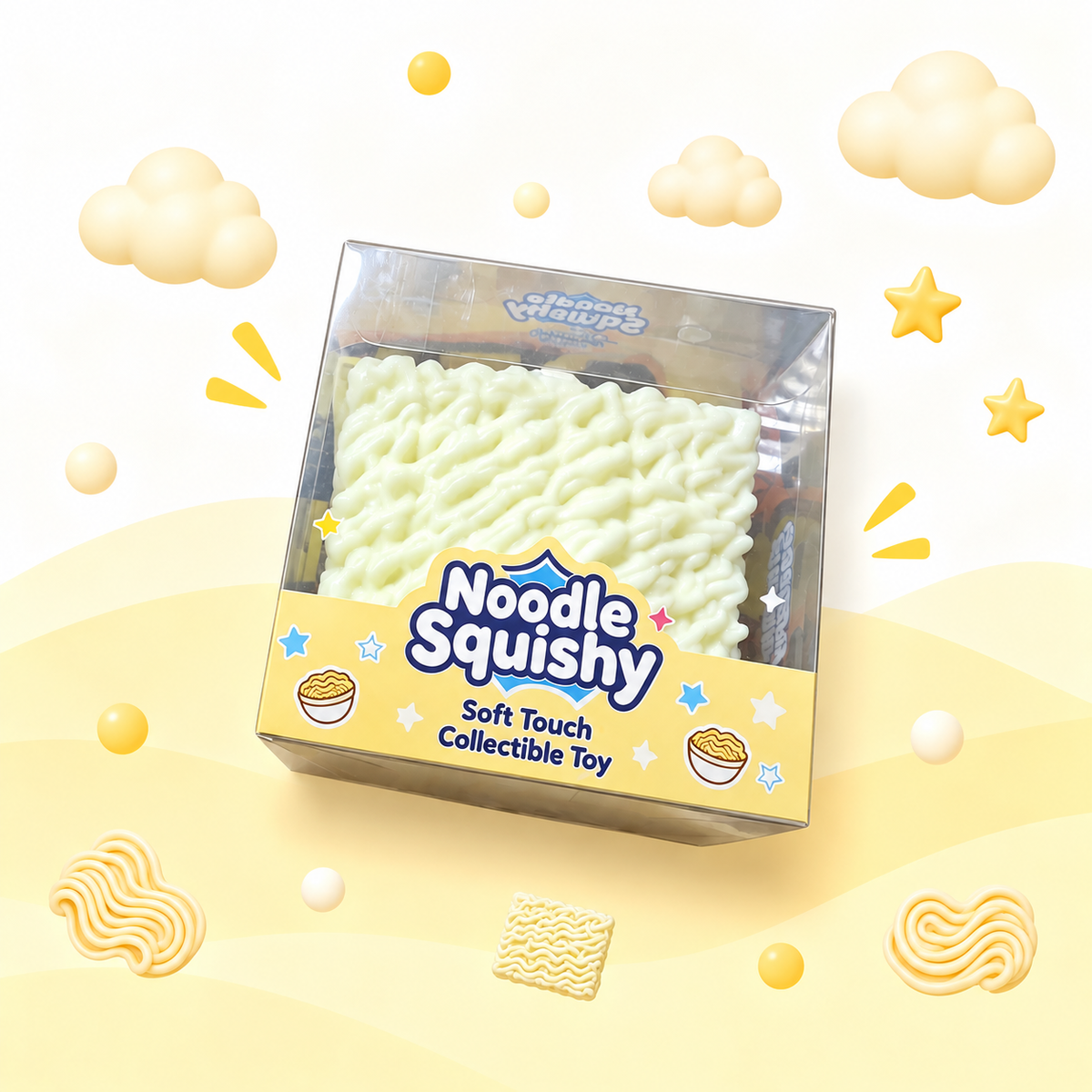 Instant Noodle Squishy Toy