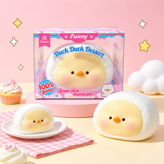 Soft Duck Dessert Squishy Toy