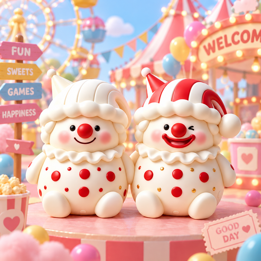 Clown Figure Slow Rebound Squeeze Toy