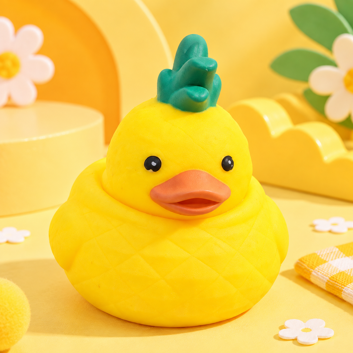Pineapple Duck Squishy Squeeze Toy