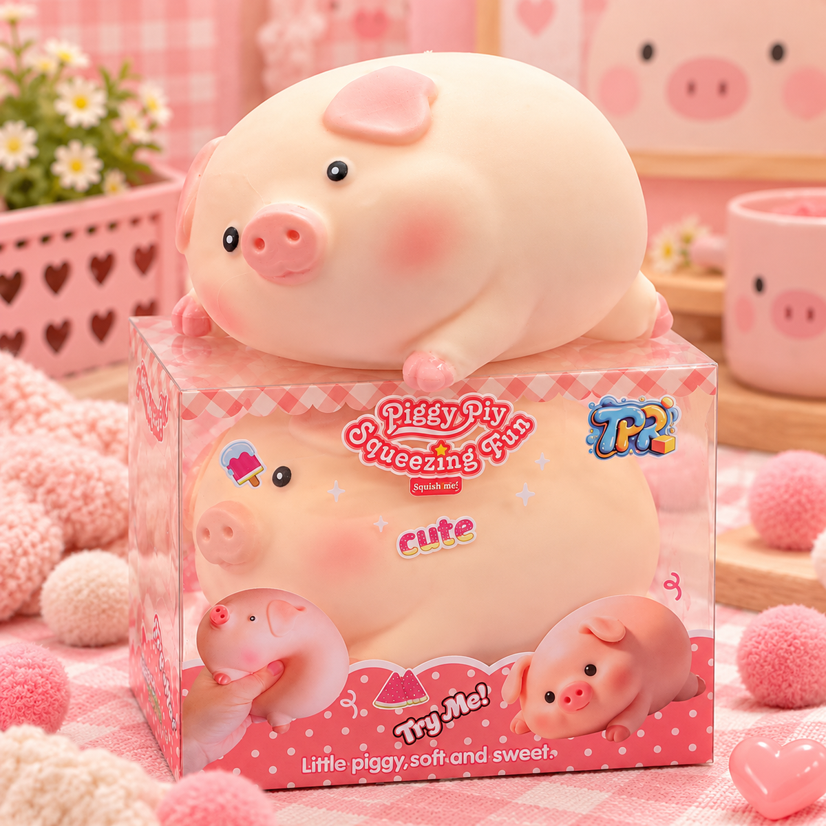 Piggy Squeezing Fun Pig Squishy Toy