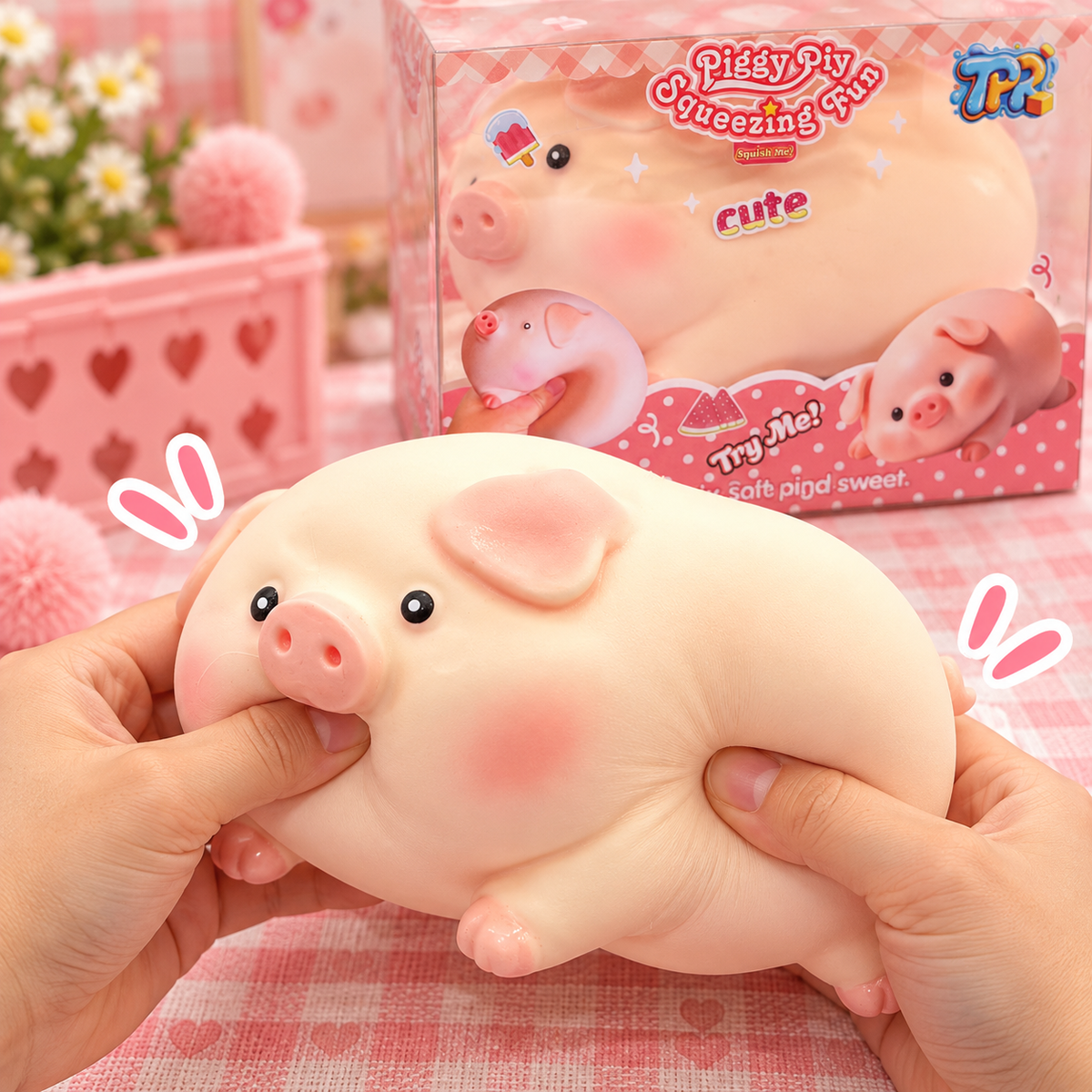 Piggy Squeezing Fun Pig Squishy Toy