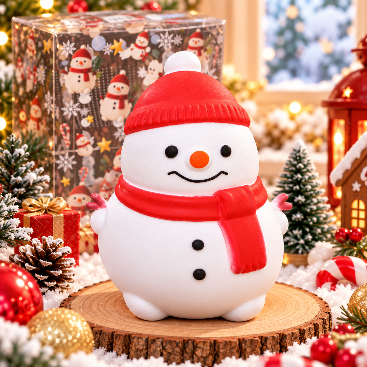 Christmas Snowman Squishy Toy