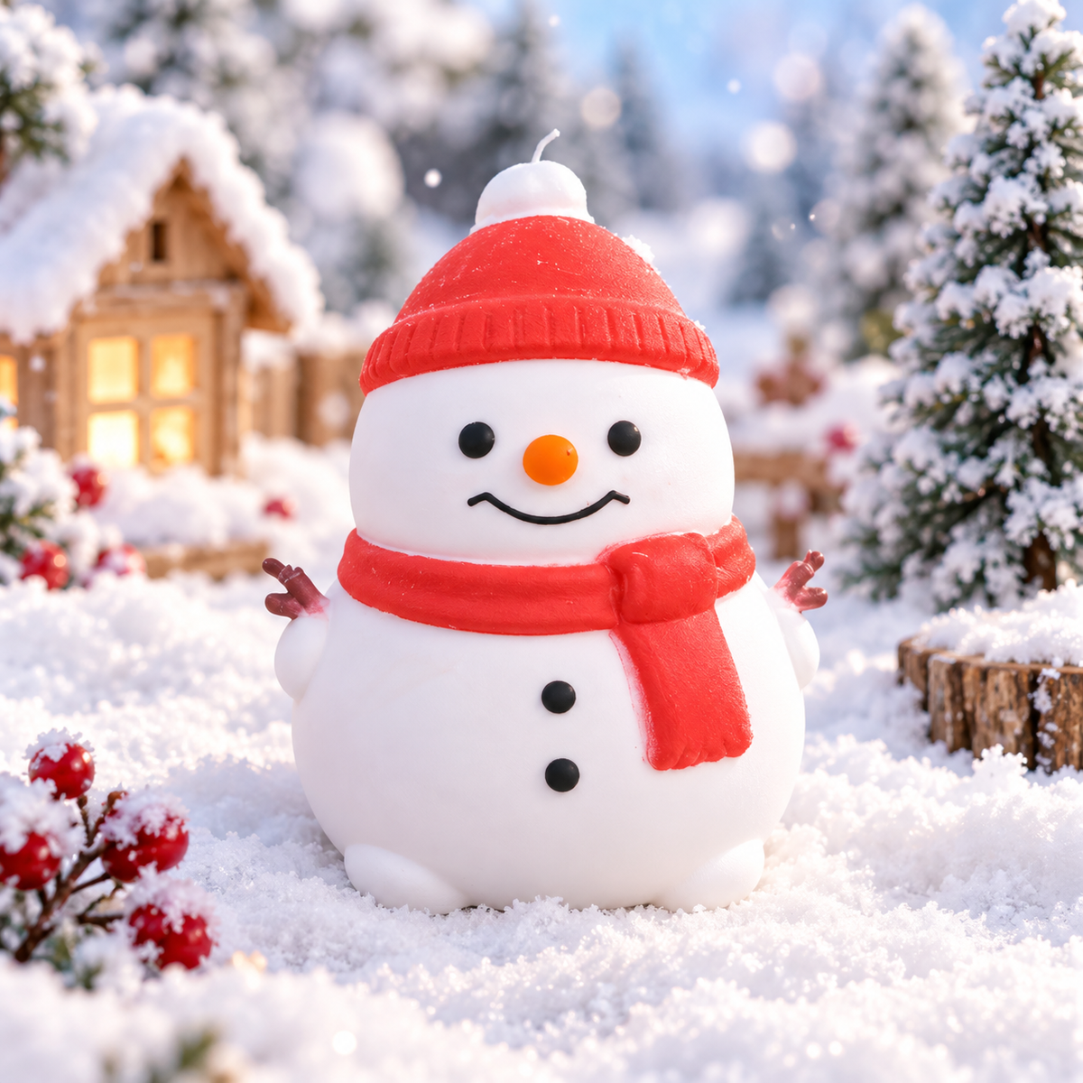 Christmas Snowman Squishy Toy