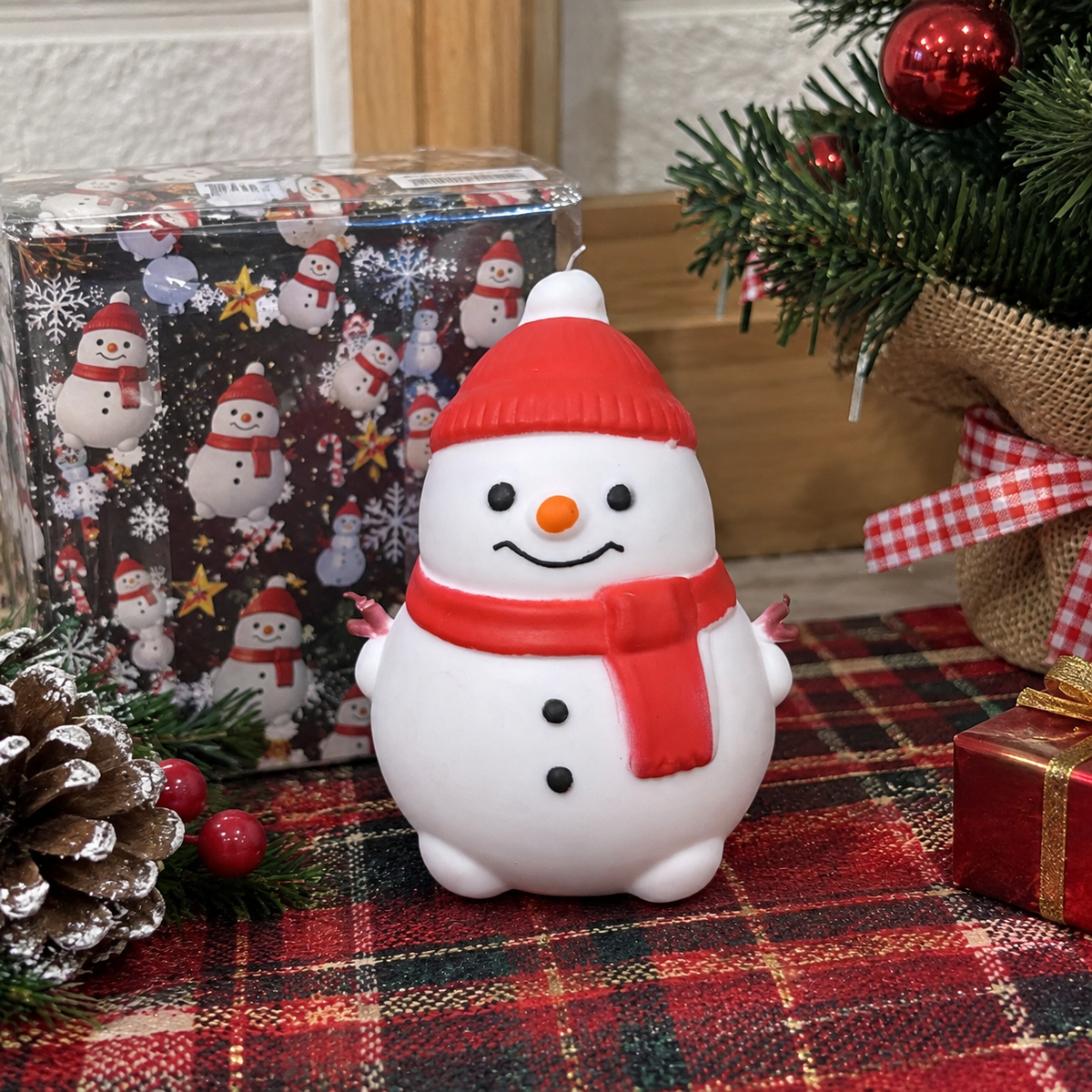 Christmas Snowman Squishy Toy