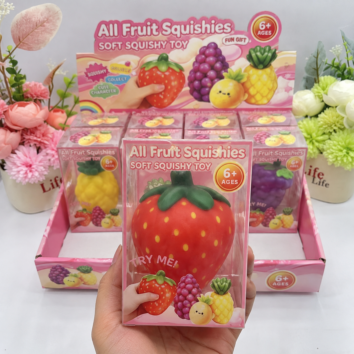 Crackly Fruit Squishy Toy