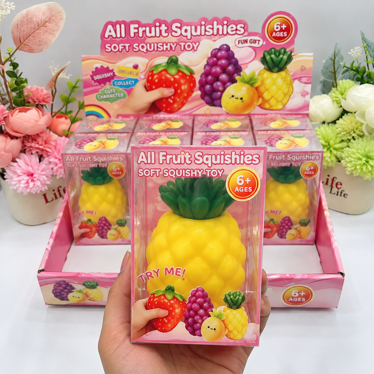 Crackly Fruit Squishy Toy