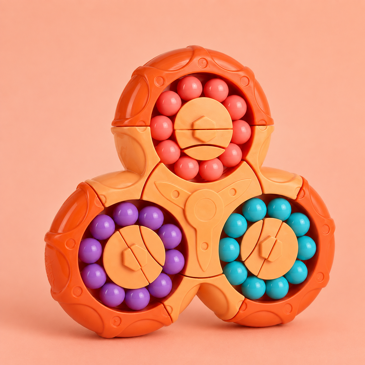 Magic Bead Cube Fidget Spinner Puzzle