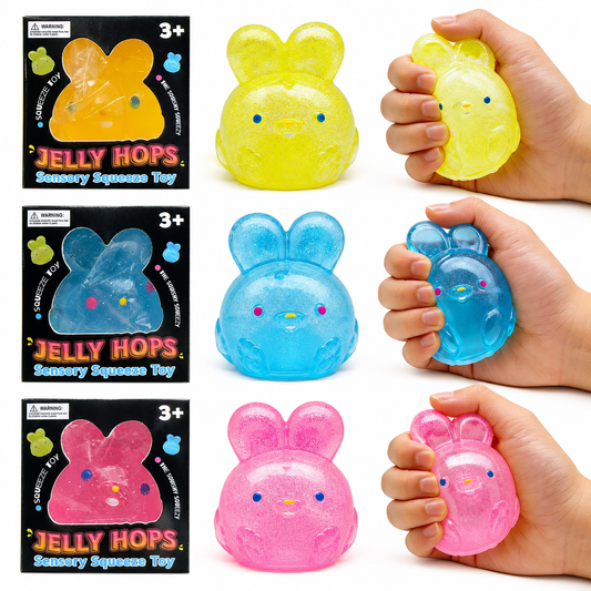 Colored Rabbit Decompression Squeeze Toy