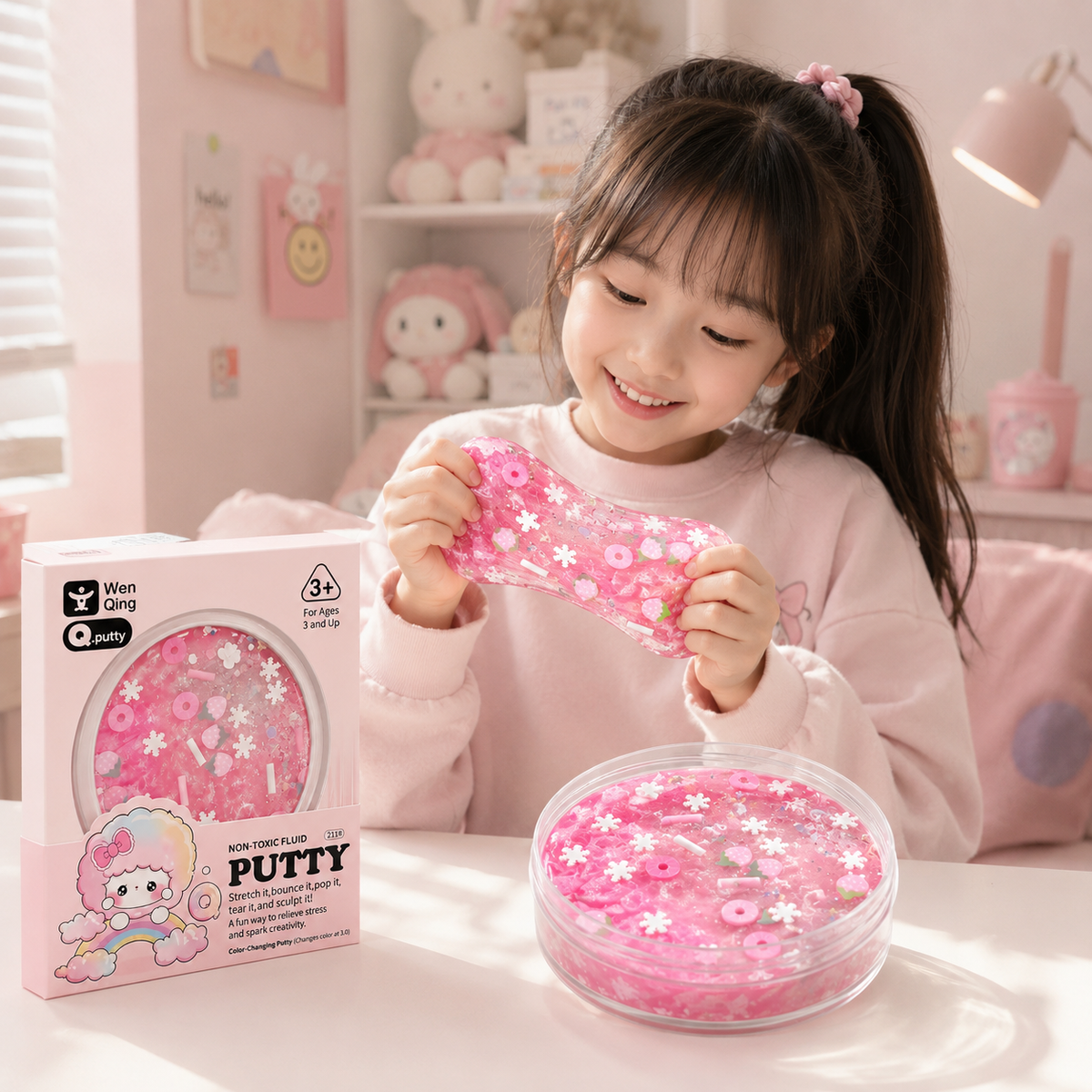 Crystal Clear Stress Relief Putty